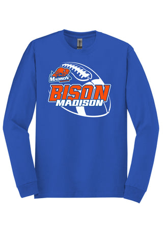 Madison Bison - Football Long Sleeve T-Shirt