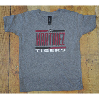 Martinez Tigers - Toddler Split Stripe T-Shirt