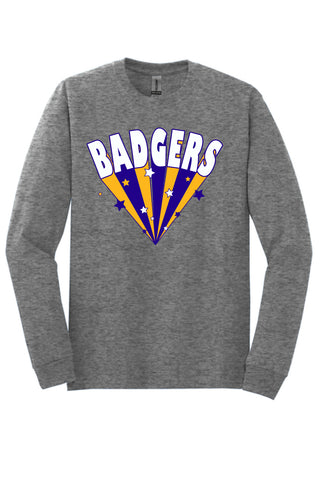 Merkel Badgers - Stars Long Sleeve T-Shirt