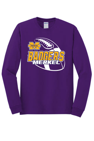 Merkel Badgers - Football Long Sleeve T-Shirt