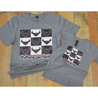McMurry University War Hawks - Toddler 9 Boxes T-Shirt