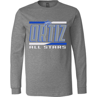 Ortiz All-Stars - Split Stripe Long Sleeve T-Shirt