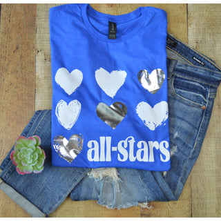 Ortiz All-Stars - Foil Hearts T-Shirt