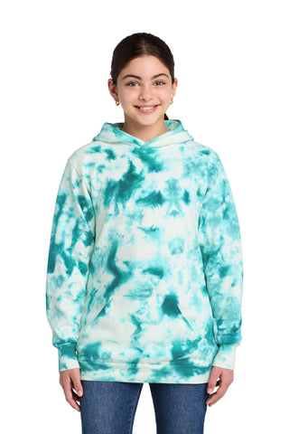 Port & Co® Youth Crystal Tie-Dye Pullover Hoodie PC144Y
