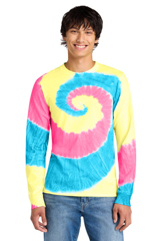 Port & Co® Tie-Dye Long Sleeve Tee.  PC147LS