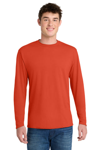 Port & Co® Long Sleeve Performance Blend Tee. PC381LS