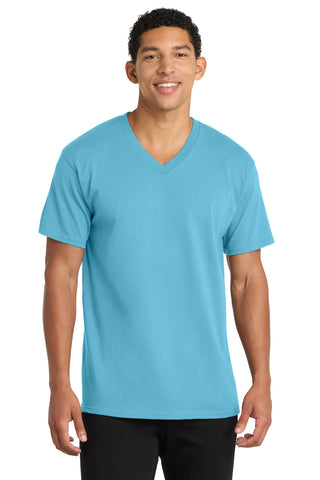 Port & Co® Core Cotton V-Neck Tee. PC54V