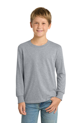 Port & Co® Youth Long Sleeve Core Cotton Tee. PC54YLS