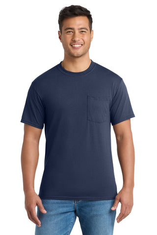 Port & Co® Core Blend Pocket Tee. PC55P
