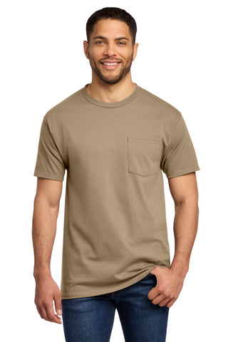 Port & Co® Tall Essential Pocket Tee. PC61PT