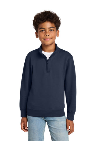 Port & Co® Youth Core Fleece 1/4-Zip Pullover Sweatshirt PC78YQ