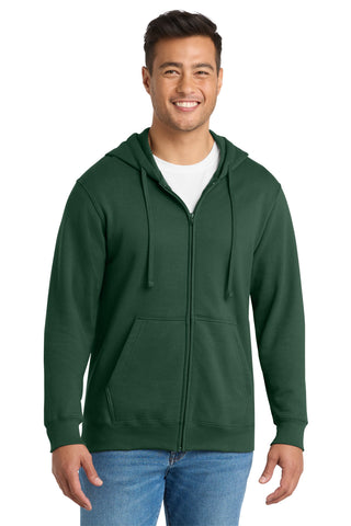 Port & Co® Fan Favorite Fleece Full-Zip Hooded Sweatshirt. PC850ZH
