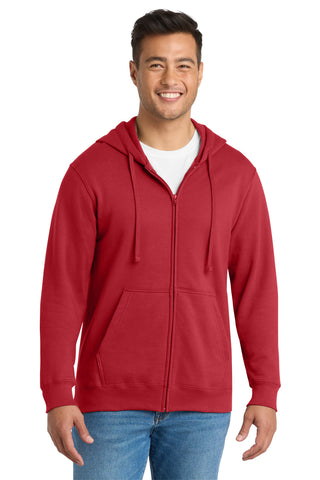 Port & Co® Fan Favorite Fleece Full-Zip Hooded Sweatshirt. PC850ZH