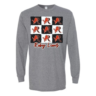 Roby Lions - 9 Boxes Long Sleeve T-Shirt