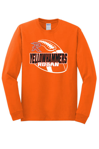 Rotan Yellowhammers - Football Long Sleeve T-Shirt