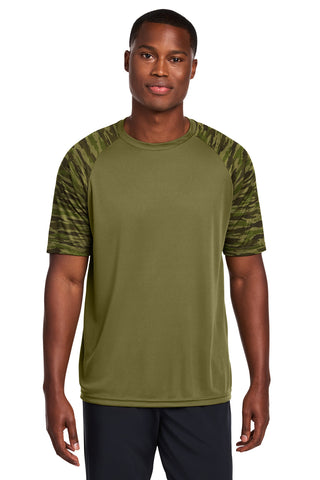 Sport-Tek® Drift Camo Colorblock Tee ST376