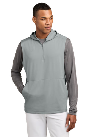 Sport-Tek® Sport-Wick® Stretch Sleeveless Hooded 1/4-Zip ST858