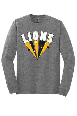 Stafford Lions - Stars  Long Sleeve T-Shirt