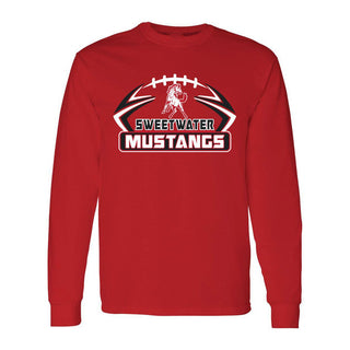 Sweetwater Mustangs - Football Long Sleeve T-Shirt