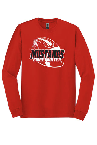 Sweetwater Mustangs - Football Long Sleeve T-Shirt