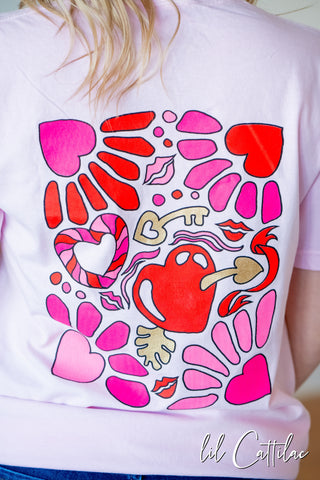 Heart - Valentines CC Pocket Tee