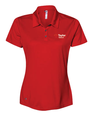 Taylor Telecom Ladies Adidas Performance Polo