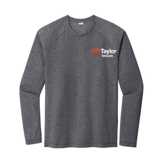 Taylor Telecom Sport-Tek¬Æ PosiCharge¬Æ Long-Sleeve Tri-Blend Wicking Raglan Tee