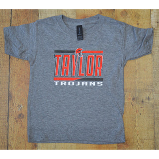Taylor Trojans - Toddler Split Stripe T-Shirt