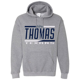 Thomas Texans - Split Stripe Hoodie
