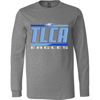 TLCA Eagles - Split Stripe Long Sleeve T-Shirt