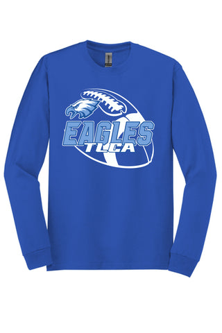 TLCA Eagles - Football Long Sleeve T-Shirt