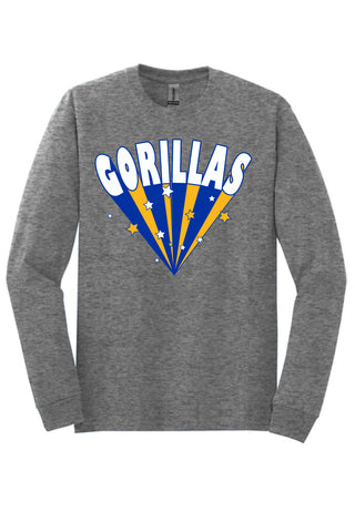 Trent Gorillas - Stars Long Sleeve T-Shirt