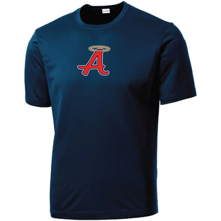 Angels Logo on Navy Sport-Tek - San Antonio Baseball