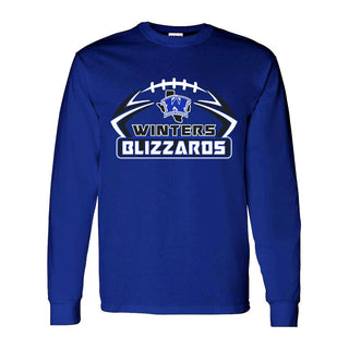 Winters Blizzards - Football Long Sleeve T-Shirt