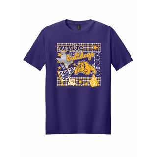 Wylie Bulldogs - Game Day Checkered T-Shirt