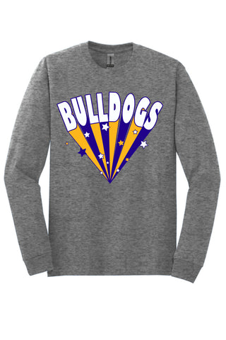 Wylie Bulldogs - Stars Long Sleeve T-Shirt