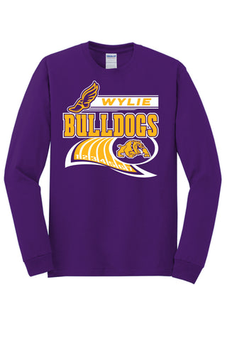 Wylie Bulldogs - Track Long Sleeve T-Shirt