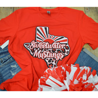Sweetwater Mustangs - Texas Sunray T-Shirt